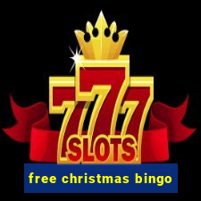 free christmas bingo