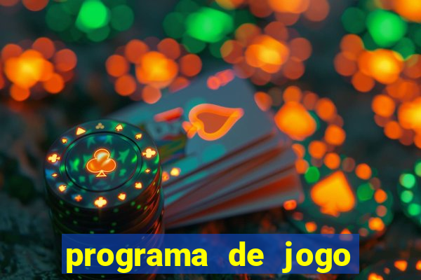 programa de jogo de futebol