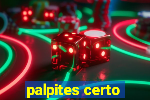 palpites certo