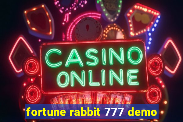 fortune rabbit 777 demo