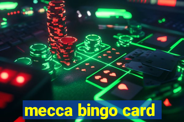 mecca bingo card