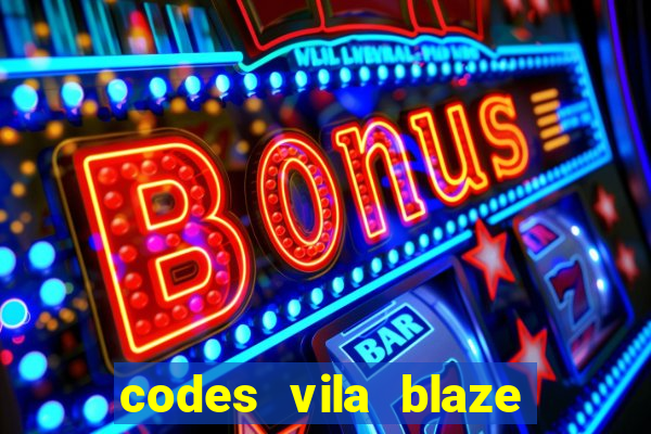 codes vila blaze shindo life