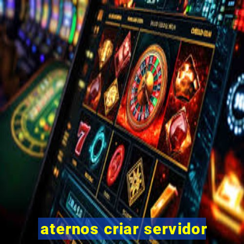 aternos criar servidor