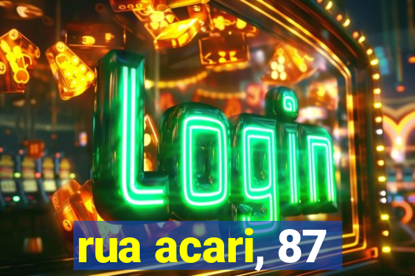 rua acari, 87