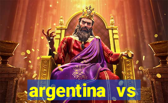 argentina vs equador onde assistir