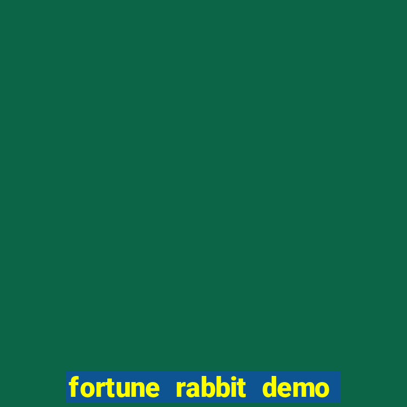 fortune rabbit demo pg Informational