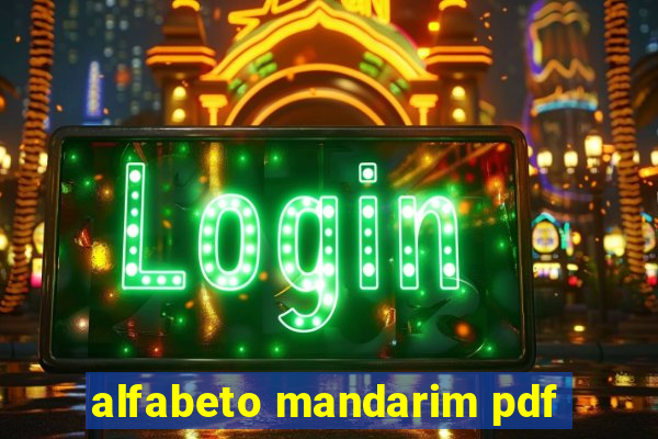 alfabeto mandarim pdf