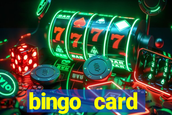 bingo card generator with pictures