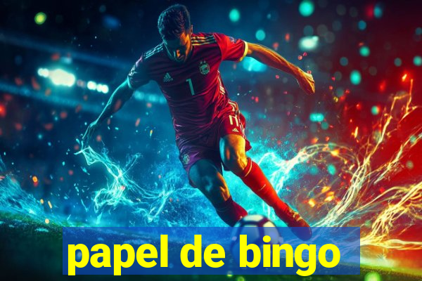 papel de bingo