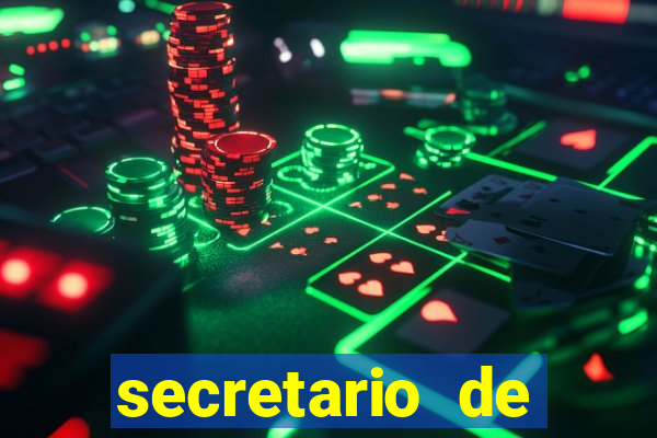 secretario de esporte salario