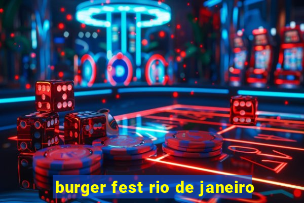 burger fest rio de janeiro