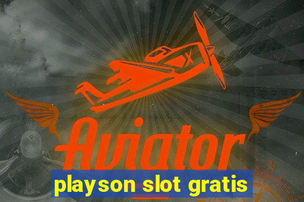 playson slot gratis