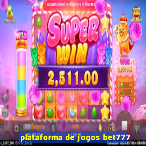 plataforma de jogos bet777