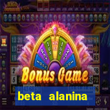 beta alanina aumenta a pressao