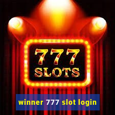 winner 777 slot login