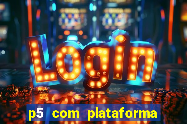 p5 com plataforma de jogos