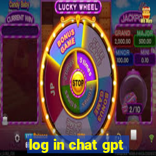 log in chat gpt